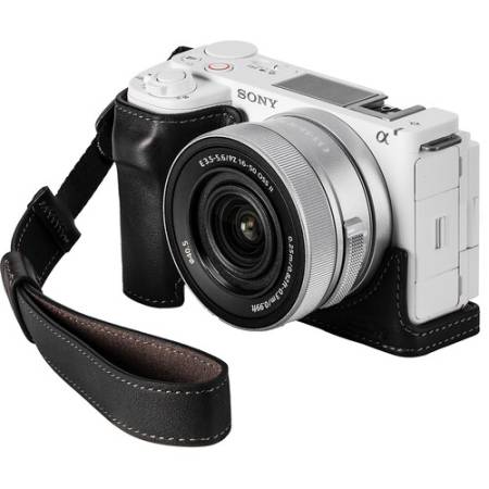 SmallRig 4777 - zestaw, skórzany półfuterał do Sony ZV-E10 II, czarny_Przykład użycia_2